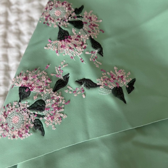 Chiara Boni La Petite Robe One Shoulder Cocktail Dress Sequin Floral IT 40/4 NWT - Picture 8 of 16